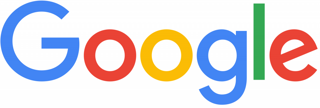Multi colored Google logo updated in 2015. 